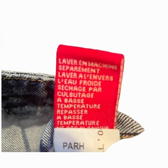 Eckored Ladies Striped Button Up Denim Jacket - Picture 9 of 9